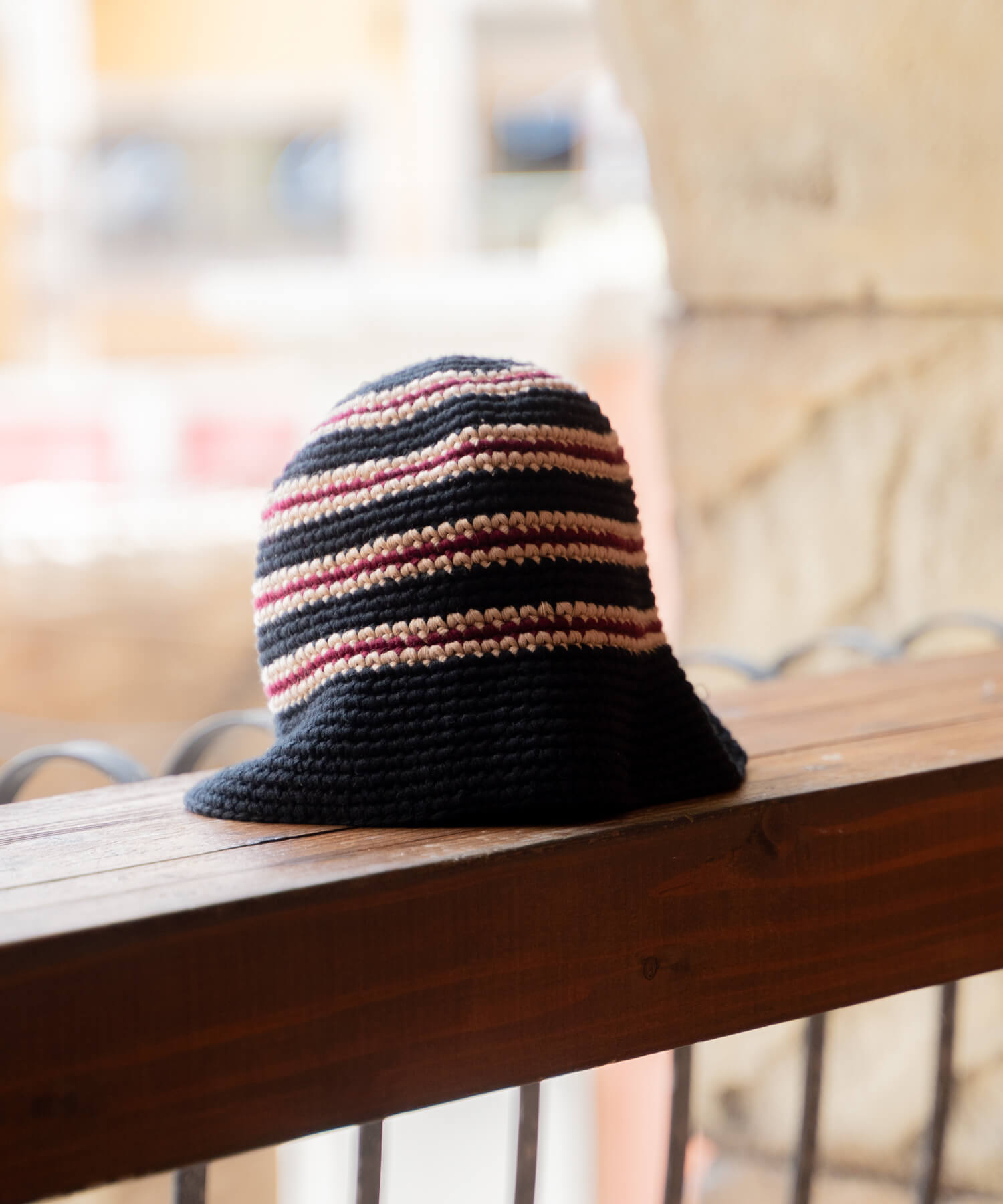 Groovy Knit Hat -Border-
