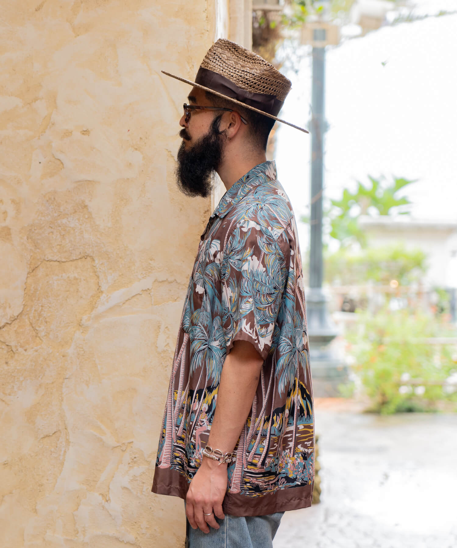 - PALM TREE S/S SHIRTS -