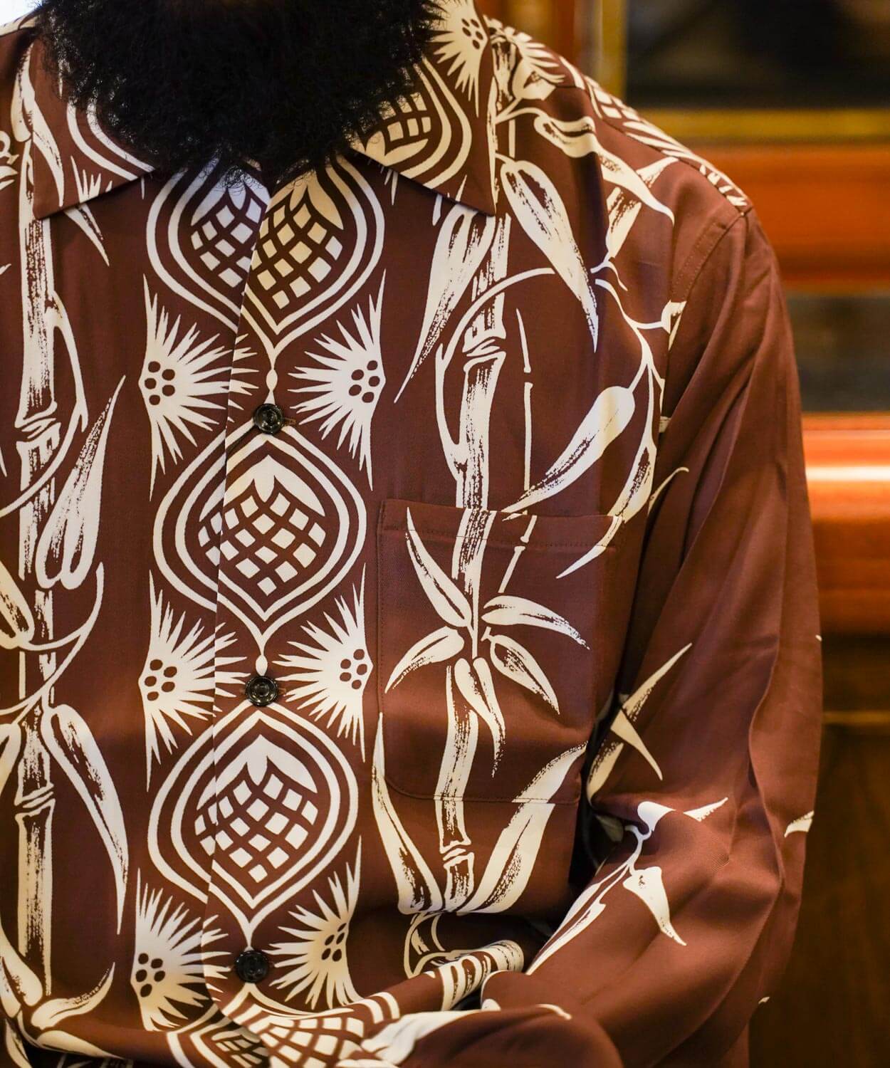 1950s Vintage Style Bamboo Rayon Shirt