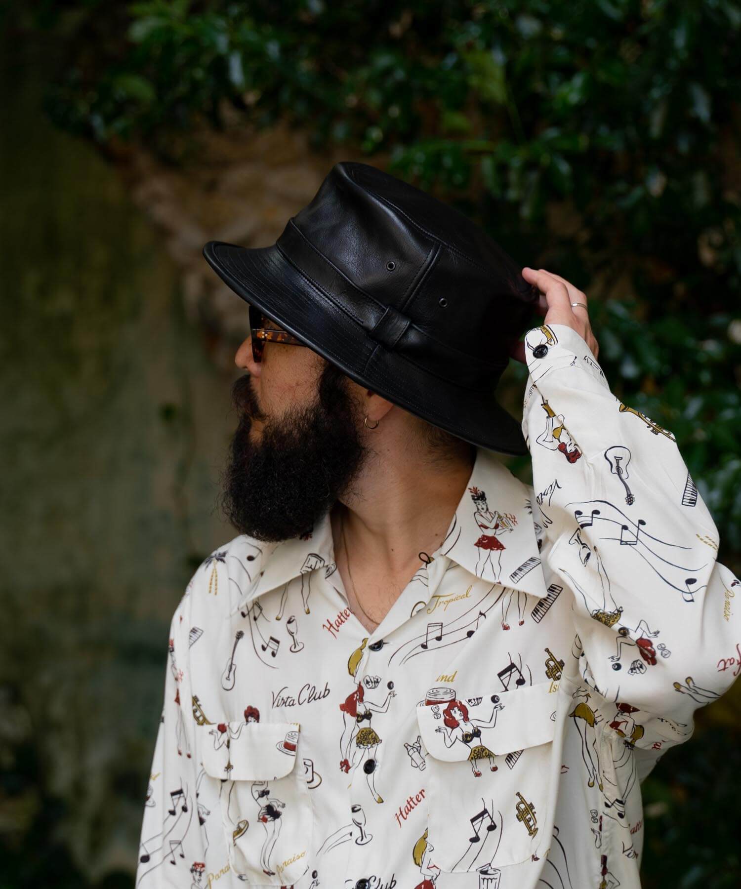 WOLFMAN LEATHER BARBER HAT