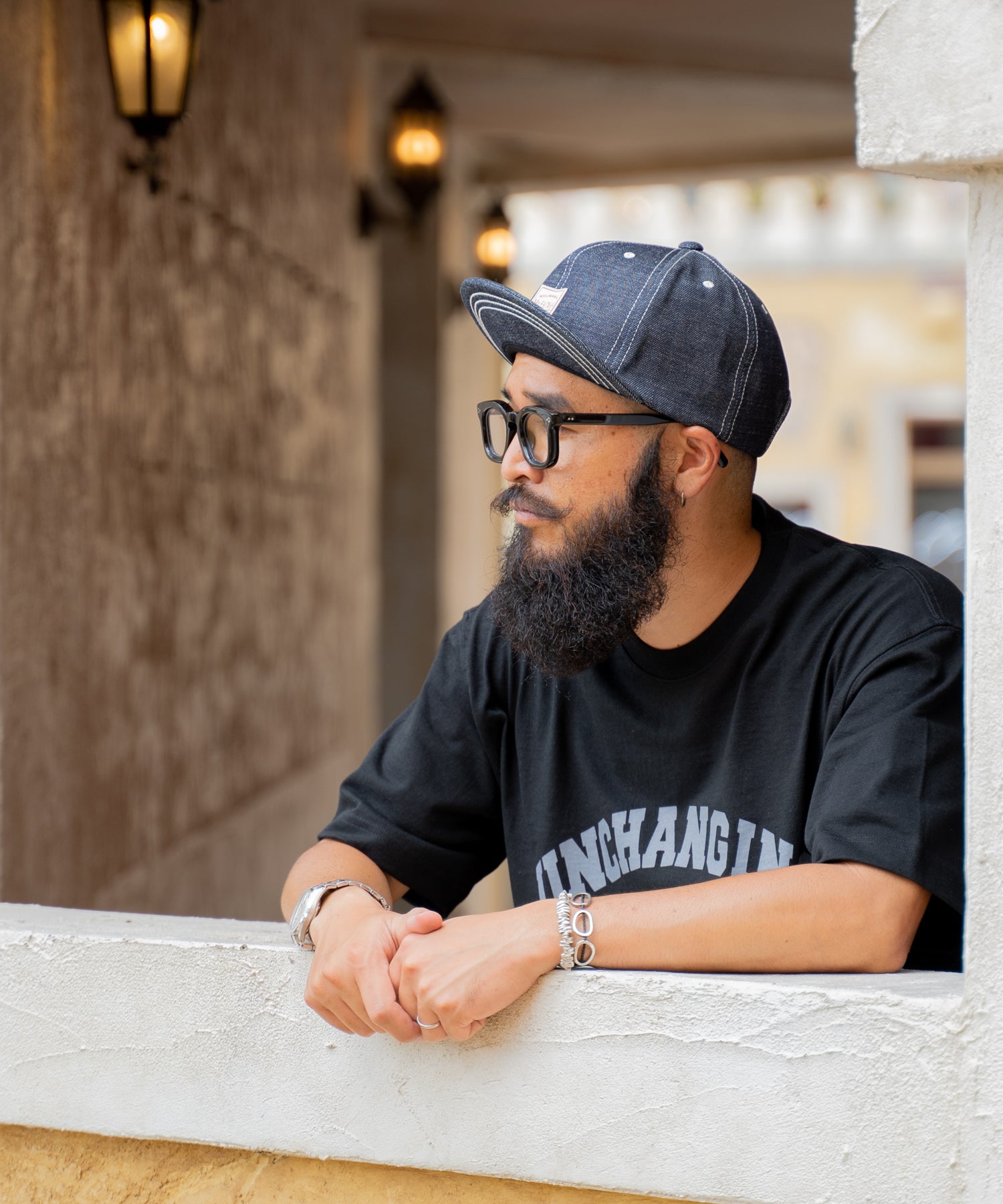 Short Brim Garage Cap