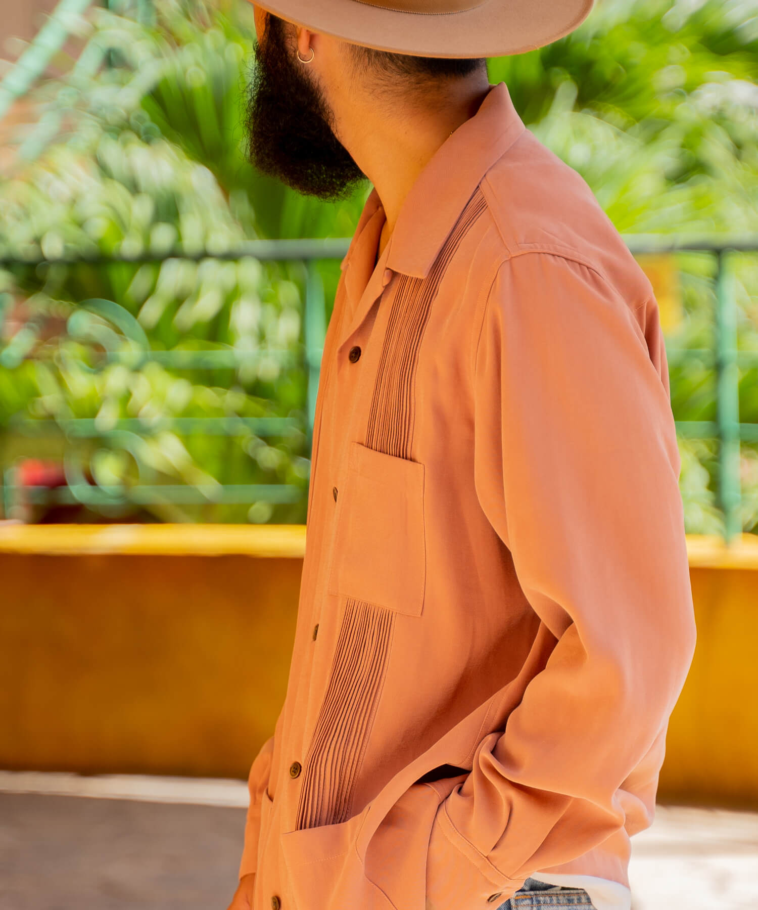 RIPTIDE CLUB L/S GUAYABERA SHIRTS