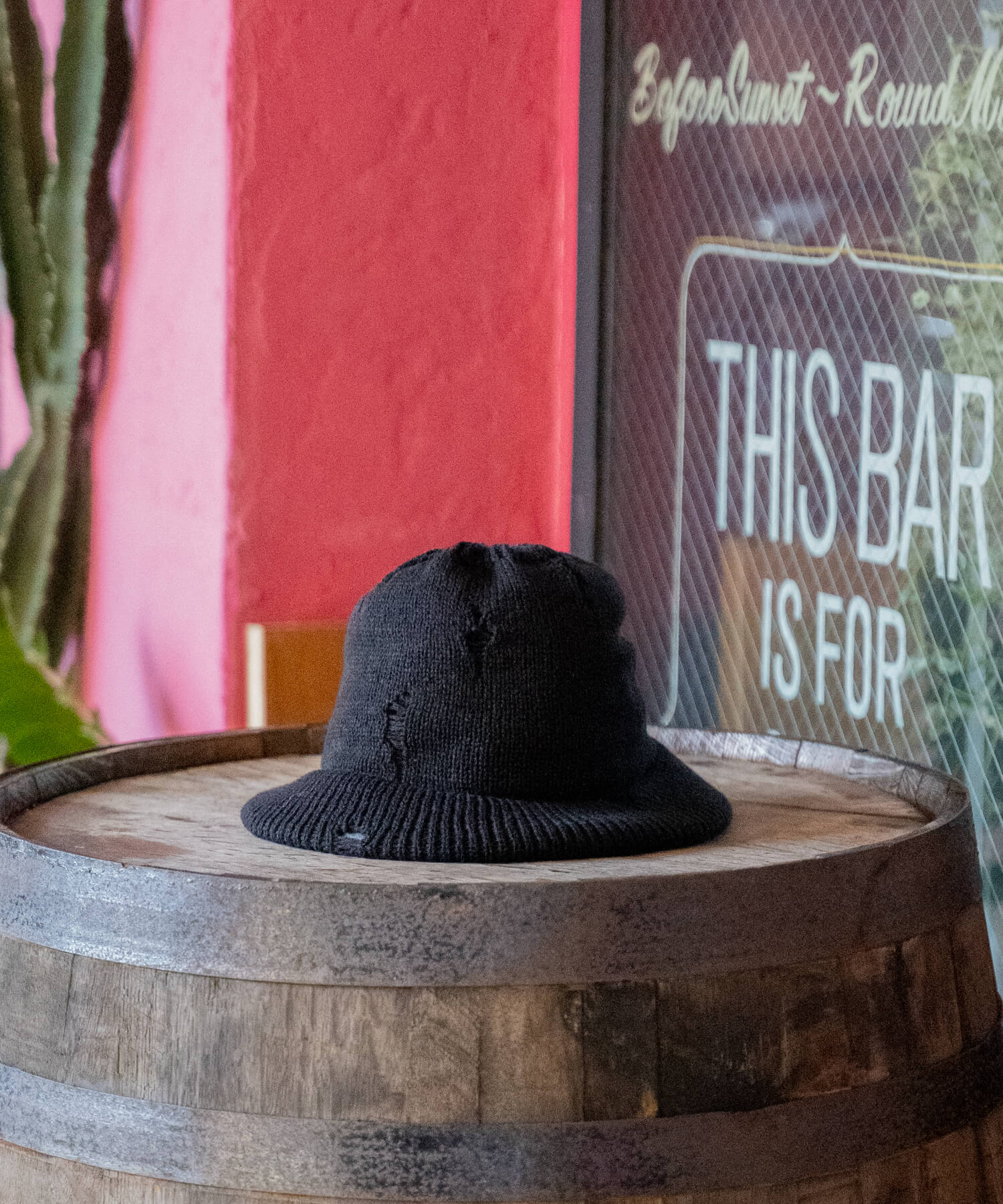 Damage Knit Hat