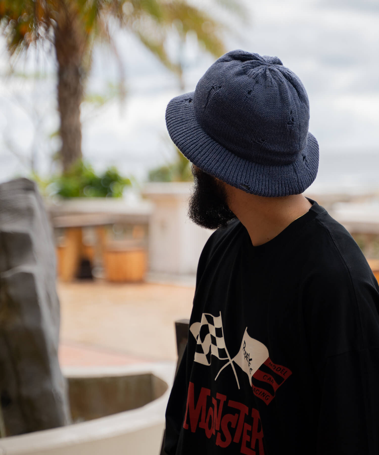 Damage Knit Hat