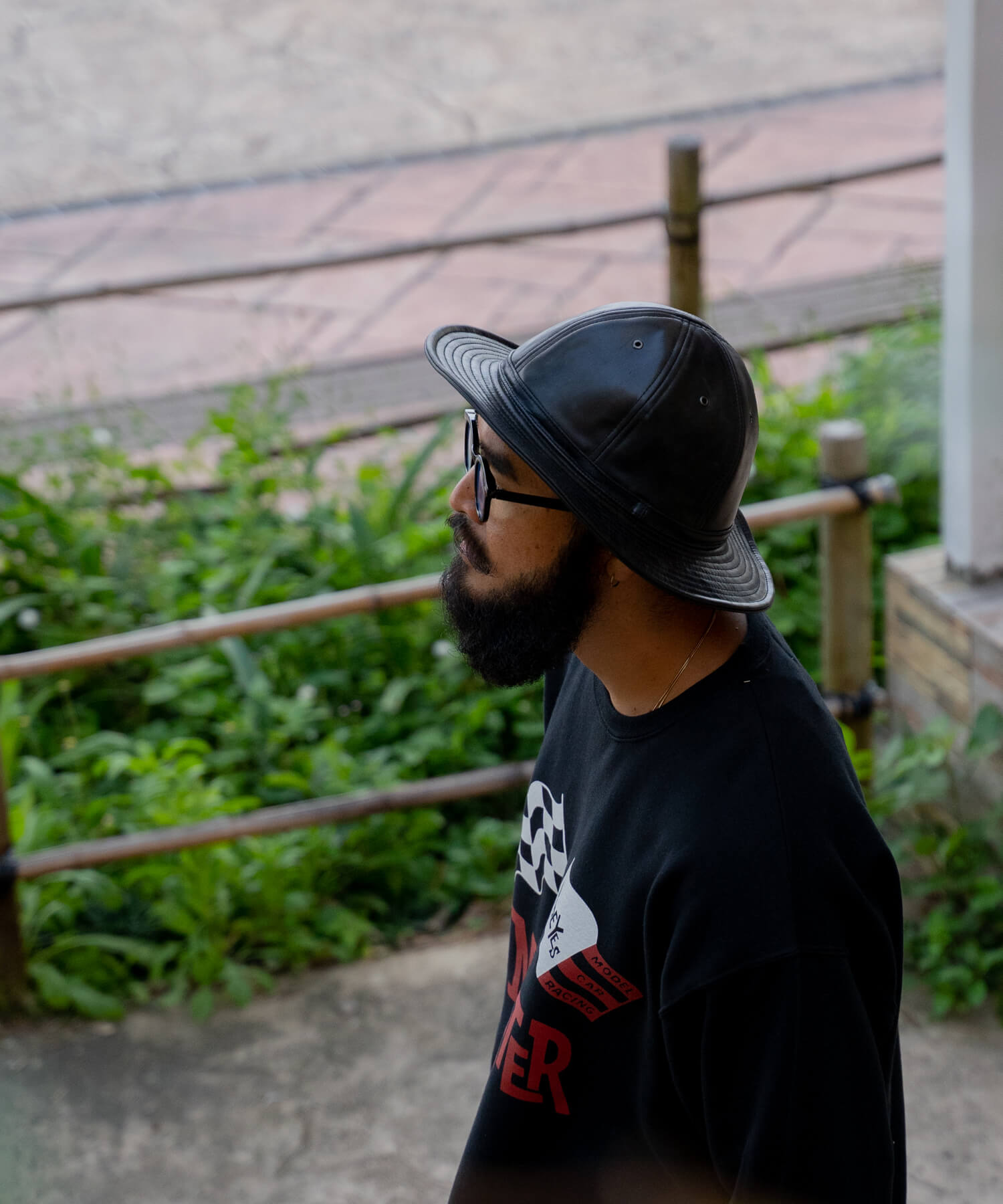 Minerva Leather Fatigue Hat