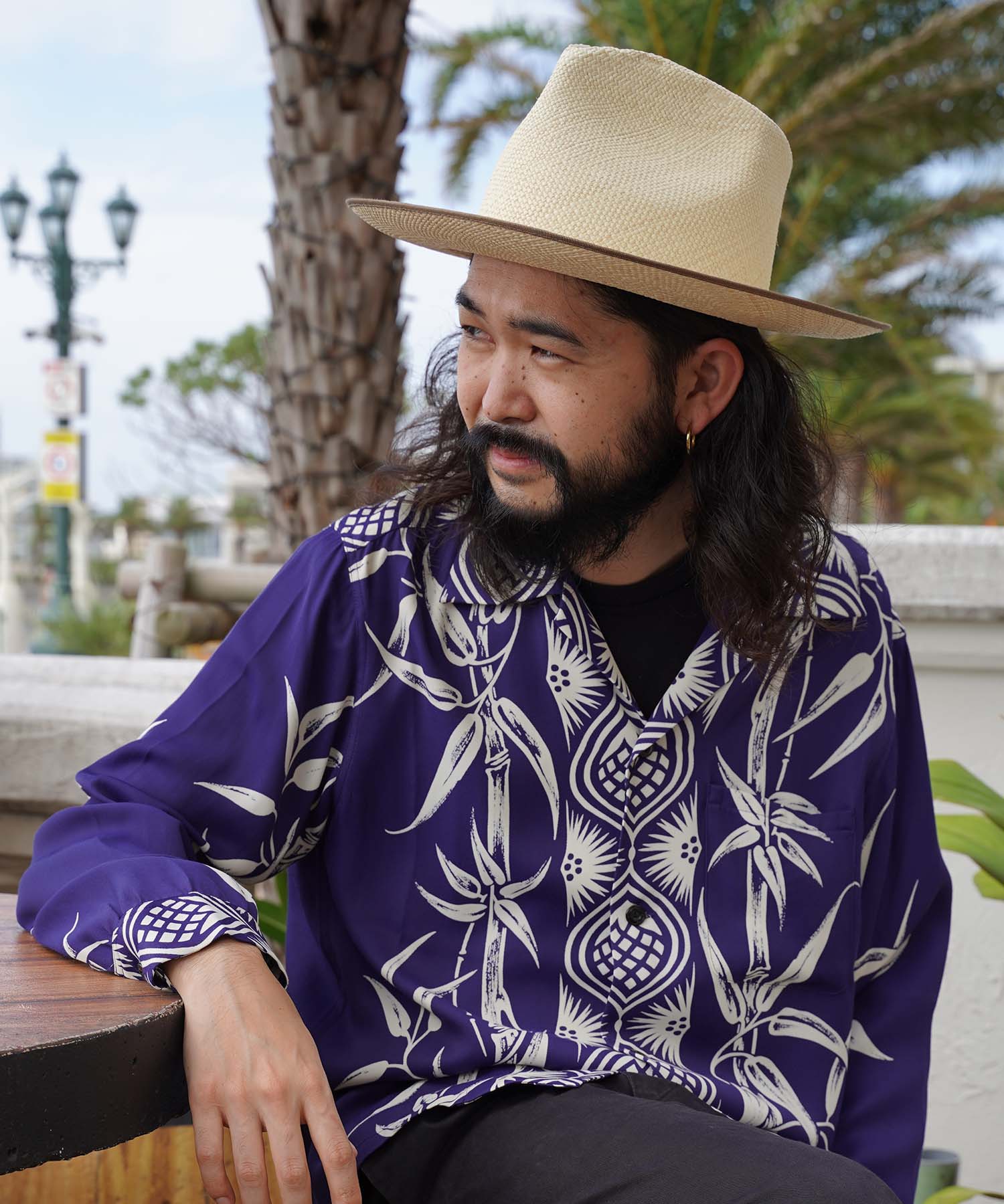1950s Vintage Style Bamboo Rayon Shirt